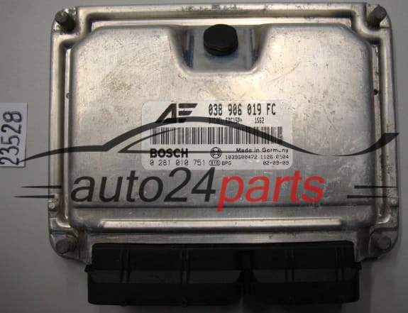 Sterownik silnika Volkswagen Sharan Seat Alhambra 1.9 TDI 0281010751 038906019FC
