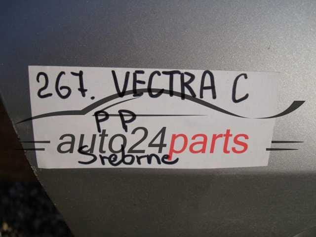DRZWI PRAWE PRZEDNIE OPEL VECTRA C SREBRNE - 267