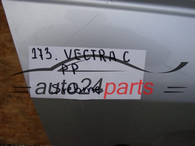 DRZWI PRAWE PRZEDNIE OPEL VECTRA C SREBRNE - 273