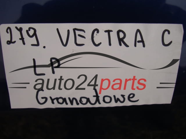 DRZWI LEWE PRZEDNIE OPEL VECTRA C GRANATOWE - 279