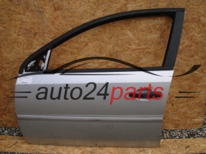 DRZWI LEWE PRZEDNIE OPEL VECTRA C SIGNUM SREBRNE - 282