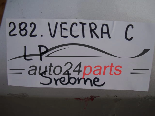 DRZWI LEWE PRZEDNIE OPEL VECTRA C SIGNUM SREBRNE - 282