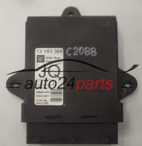 CENTRALKA MODUL STEROWNIK DRZWI OPEL VECTRA C 13193368 JQ, 5WK46001
