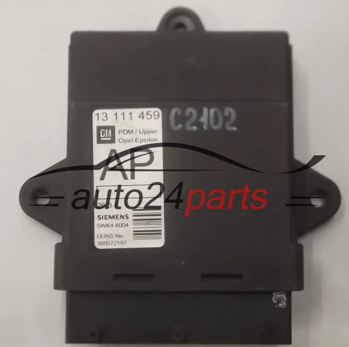 CENTRALKA MODUL STEROWNIK KOMFORTU OPEL VECTRA SIGNUM SIEMENS 5WK4 6004, 5WK46004, 13 111 459 AP, 13111459AP