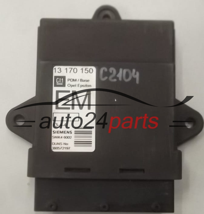 CENTRALKA MODUL KOMFORU OPEL VECTRA C 13 170 150 EM, 13170150, 5WK46002