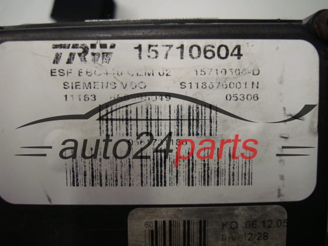 Pompa ABS i sterownik Peugeot 407 407S118676001N 15710604 – zdjęcie 2