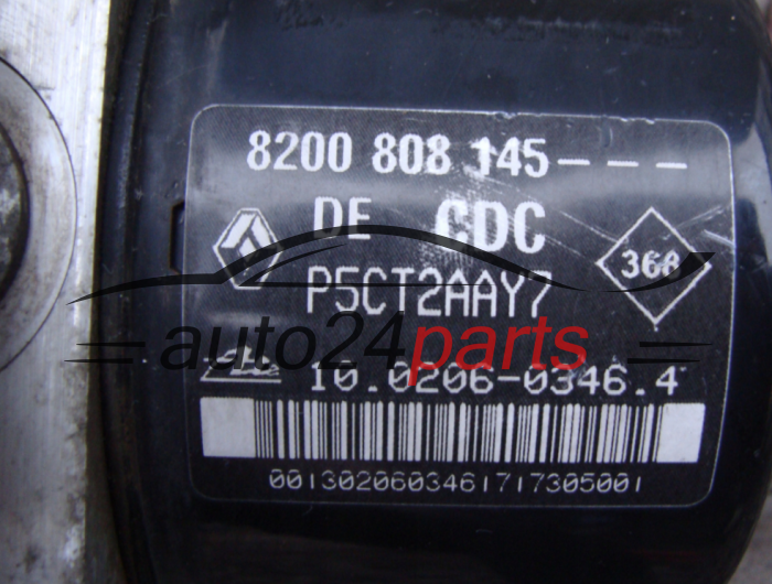 RENAULT ESPACE 8200808145, 10.0206-0346.4, 10020603464, 10.0960-1444.3, 10096014443