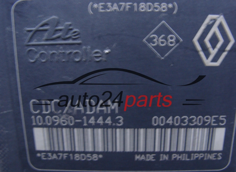 RENAULT ESPACE 8200808145, 10.0206-0346.4, 10020603464, 10.0960-1444.3, 10096014443