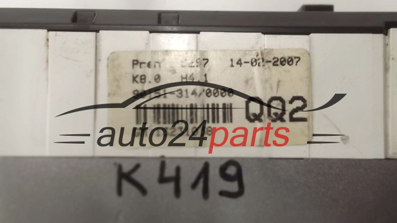 Panel sterowania nawiewem Opel Astra H 13231058 – zdjęcie 3