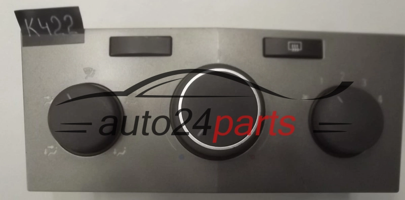 Panel sterowania nawiewem Opel Astra H 13122965