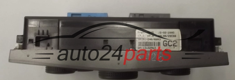 Panel sterowania nawiewem Opel Astra H 13122963 – zdjęcie 3