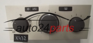 PANEL OGRZEWANIA STEROWNIK NAWIEWU OPEL ASTRA H 13 269 404, 13269404 - K432, K433