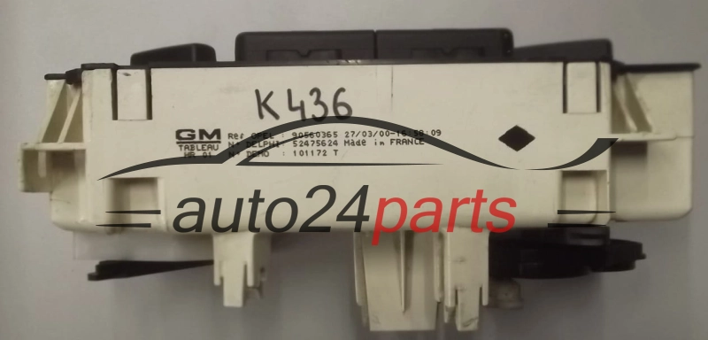 Panel sterowania nawiewem Opel Astra G 90560365 – zdjęcie 6