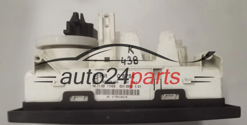 Panel sterowania nawiewem Opel Meriva 93329465 – zdjęcie 3
