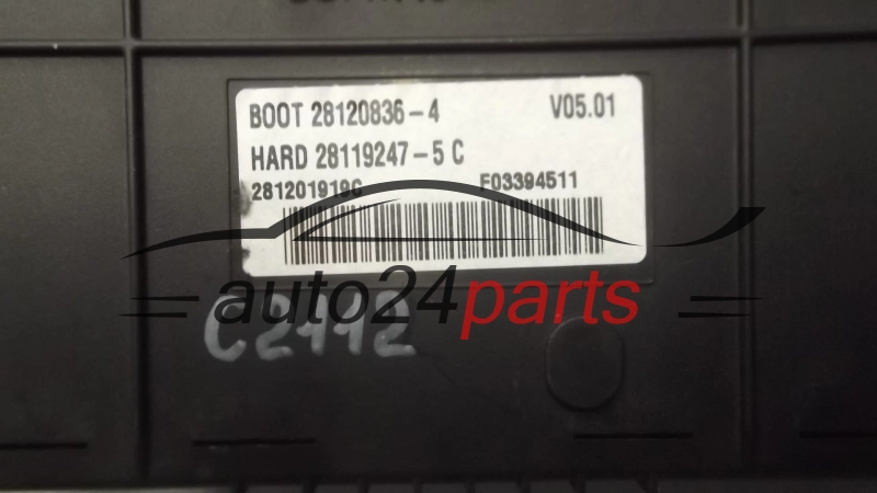 CITROEN PEUGEOT 9664058880 01, HARD 28119247-5C
