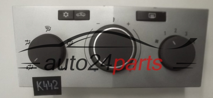 Panel sterowania klimatyzacją Opel Astra H 13201299