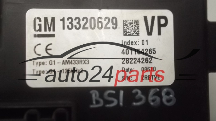 BSI OPEL CORSA D 13320629 VP, 28224262