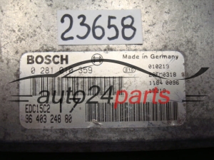 KOMPUTER STEROWNIK SILNIKA CITROEN JUMPY 2.0 HDI BOSCH 0 281 010 359, 0281010359, 9640324880, 96 403 248 80