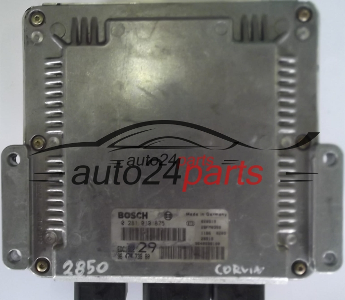 PEUGEOT 406 2.0 HDI BOSCH 0281010875, 0 281 010 875, 9647473880, 96 474 738 80, 96 442 001 80, EDC15C2 29