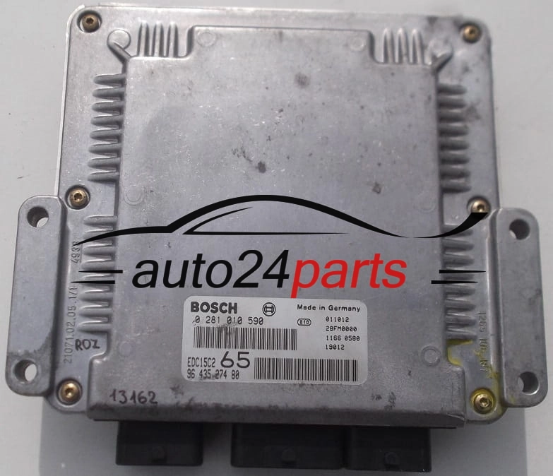 PEUGEOT 406 2.0 HDI BOSCH 0281010590, 0 281 010 590, 9643527480, 86 435 274 80, EDC15C2 65