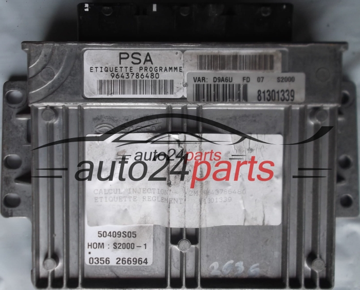 PEUGEOT 406 1.8 PSA 9643786480 81301339 50409S05