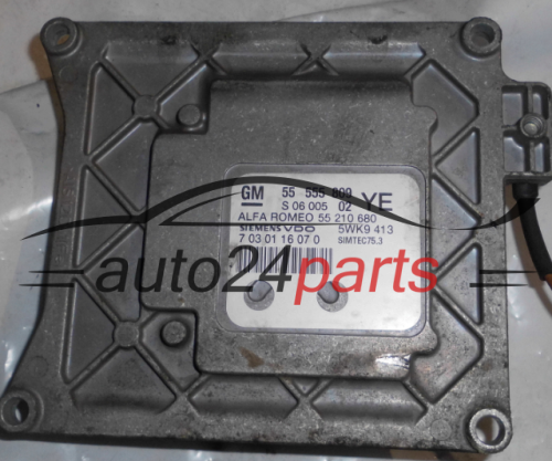Engine Control Unit Alfa Romeo 55555809 5WK9413YE