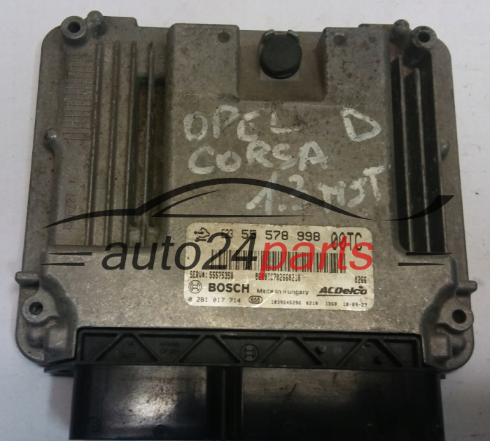 OPEL CORSA D 1.3CDTI BOSCH 0 281 017 714, 0281017714, 55578998