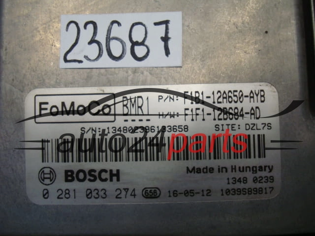 Sterownik silnika Ford 1.5 TDCI 0281033274 F1B112A650AYB – zdjęcie 3