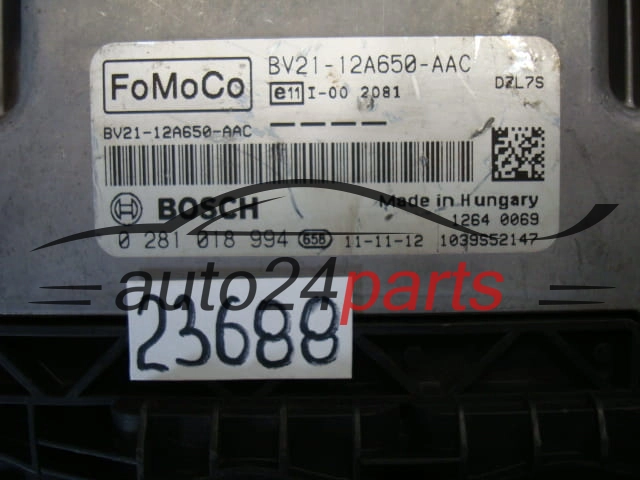Sterownik silnika Ford 0281018994 BV2112A650AAC – zdjęcie 2