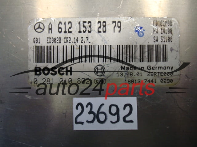 Sterownik silnika Mercedes W203 0281010802 A6121532879 – zdjęcie 2