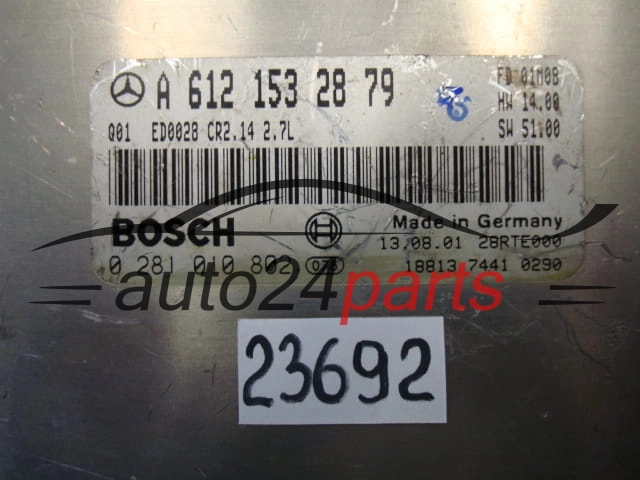 Sterownik silnika Mercedes W203 0281010802 A6121532879 – zdjęcie 2
