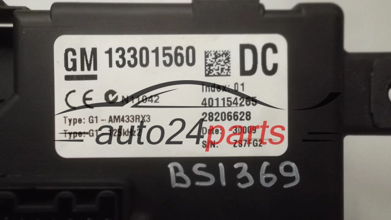 BSI OPEL CORSA D 1.3 CDTI 13301560 DC