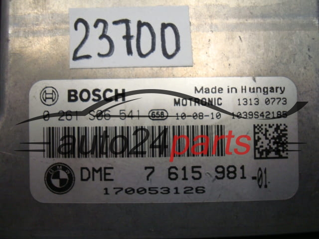 KOMPUTER STEROWNIK SILNIKA MINI COOPER BOSCH 0 261 S06 541, 0261S06541, DME 7 615 981, 7615981, DME7615981, 1039S42185, 170060889