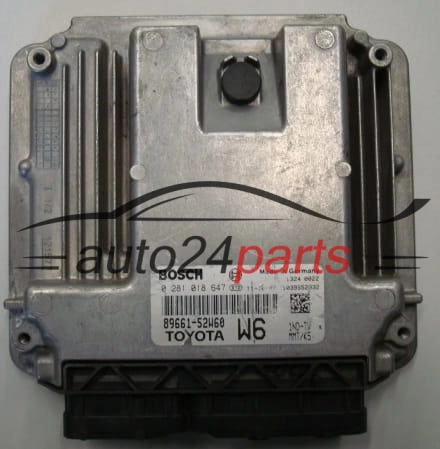 TOYOTA 1.4 D BOSCH 0 281 018 647, 0281018647, 89661-52W60, 8966152W60