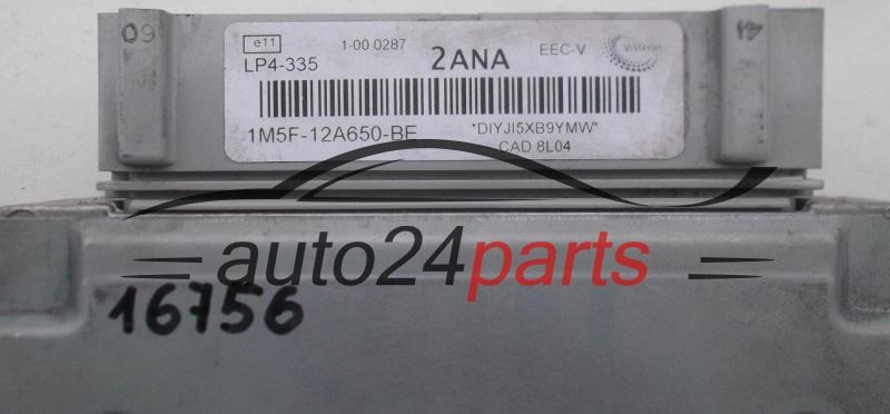 CENTRALINA MOTORE FORD FOCUS 1.6 VISTEON 1M5F-12A650-BE, 1M5F12A650BE 2ANA LP4-335 