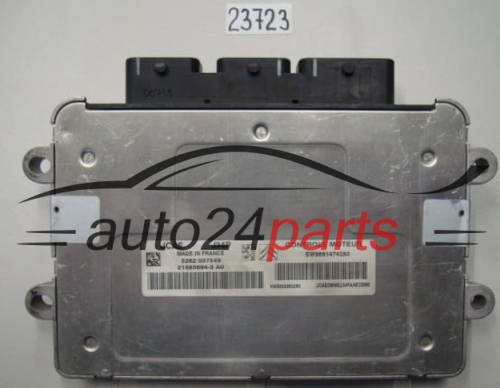 KOMPUTER STEROWNIK SILNIKA PEUGEOT 206 VALEO 21585694-3 A0, 215856943, 215856943A0, SW9661474280, HW9655883280