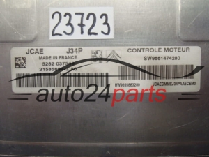 KOMPUTER STEROWNIK SILNIKA PEUGEOT 206 VALEO 21585694-3 A0, 215856943, 215856943A0, SW9661474280, HW9655883280