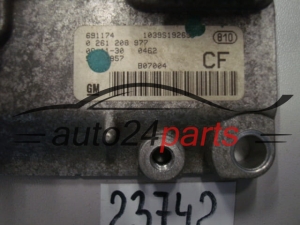 KOMPUTER STEROWNIK SILNIKA OPEL ASTRA H BOSCH 0 261 208 977, 0261208977 CF 55559057