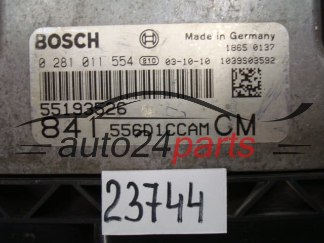 KOMPUTER STEROWNIK SILNIKA LANCIA THESIS 2.4JTDM BOSCH 0 281 011 554, 0281011554, 55193526