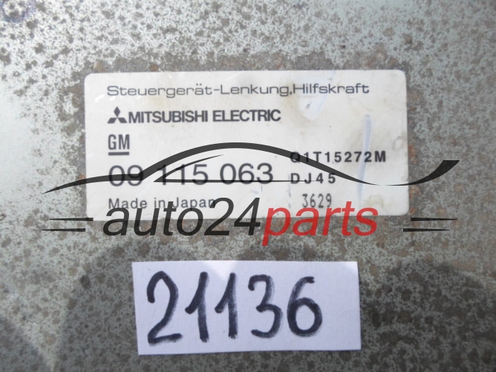 Ecu Módulo de control de dirección asistida OPEL 09 115 063, 09115063, Q1T15272M 