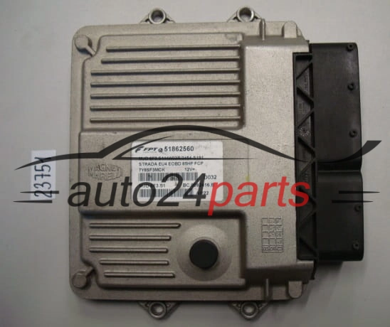 KOMPUTER STEROWNIK SILNIKA FIAT 1.3 JTDM 51862560, MJD 6F3.S1, MJD6F3S1