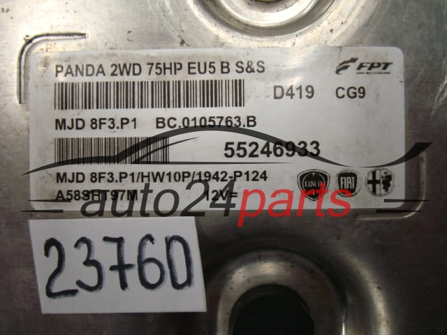 Sterownik silnika Fiat Panda 1.3 55246933 BC0105763B – zdjęcie 2