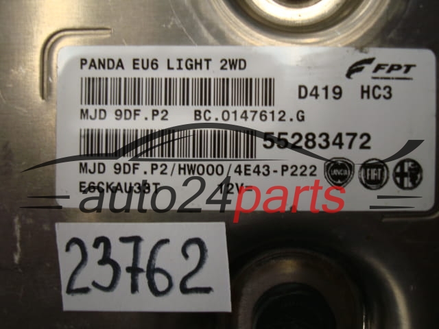 KOMPUTER STEROWNIK SILNIKA FIAT 1.3 JTDM 55283472, MJD 9DF.P2