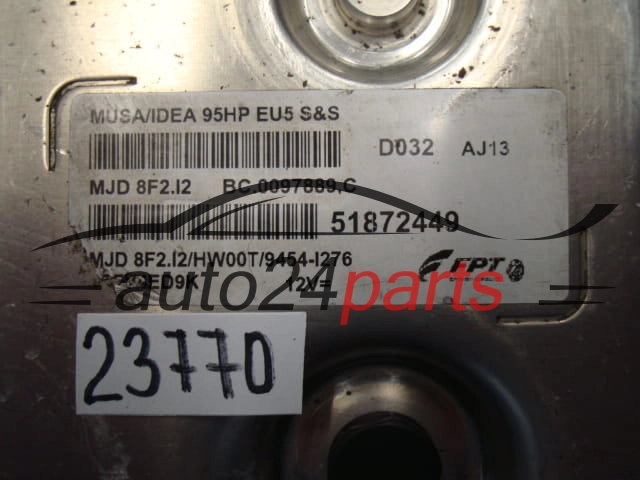 KOMPUTER STEROWNIK SILNIKA FIAT LANCIA 51872449, MJD8F2.12, MJD8F212