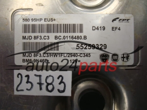 Komputer sterownik silnika Fiat 500 1.3 Multijet Magneti Marelli MJD 8F3.C3 55259329