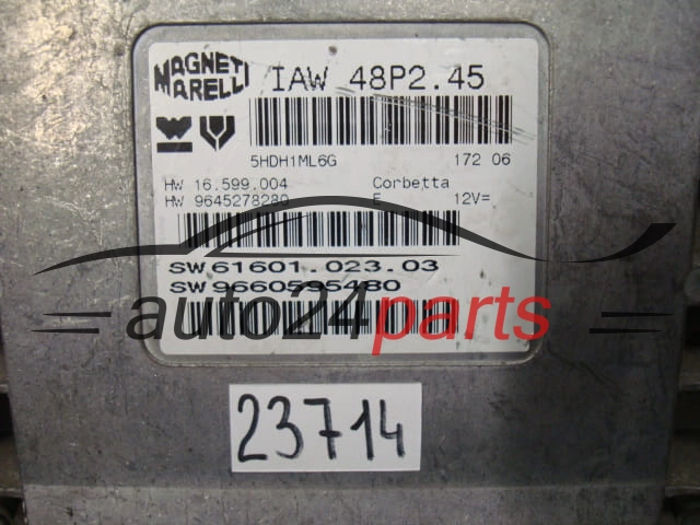 CITROEN FIAT IAW48P2.45, IAW48P245, SW 9660595480