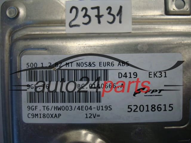 FIAT 500 52018615, 9GF.T6, 9GFT6