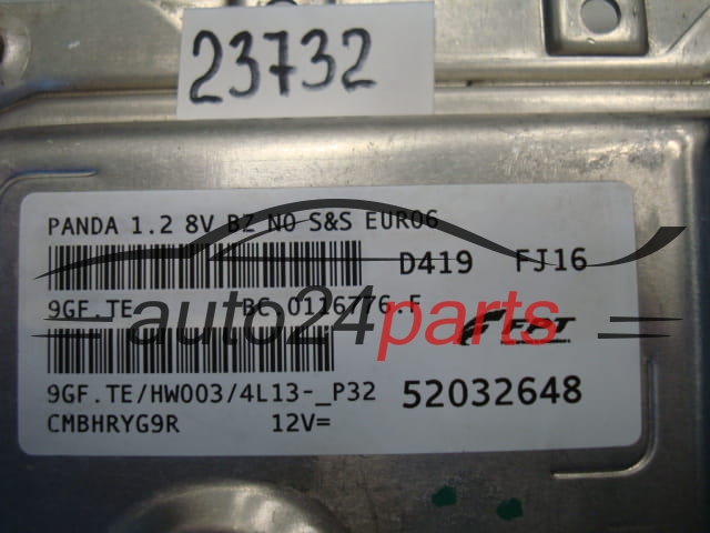 FIAT 52032648, 9GF.TE, 9GFTE
