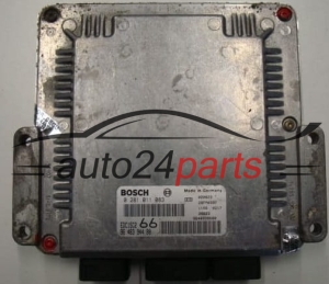 CALCULATEUR MOTEUR PEUGEOT 206 2.0 HDI BOSCH 0281011083 9648394480, 9640938680, EDC15C2 66, 28FM0397 