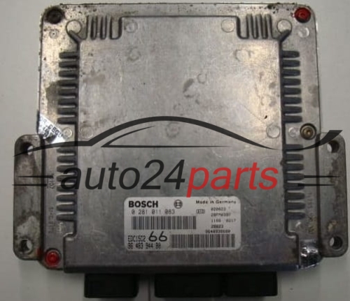 PEUGEOT 206 2.0 HDI BOSCH 0281011083 9648394480, 9640938680, EDC15C2 66, 28FM0397